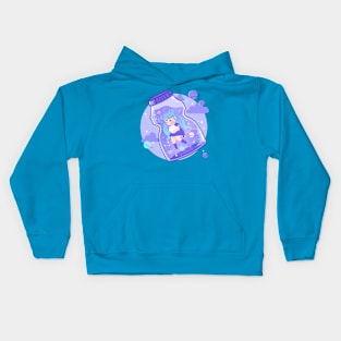 Bottled Moon Girl Kids Hoodie